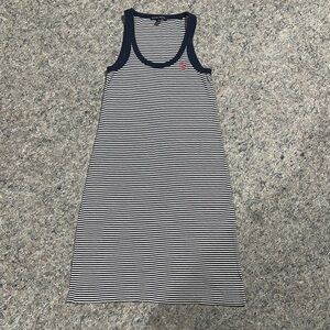 Ralph Lauren Navy and White Striped Tank Top